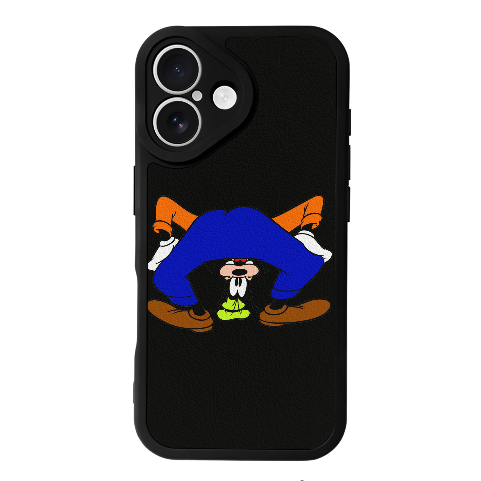 （画像用） ミッキーマウス Mickey Mouse 【iPhone 16シリーズ対応】シリコンスマホケース（レザー調） 材質：シリコン